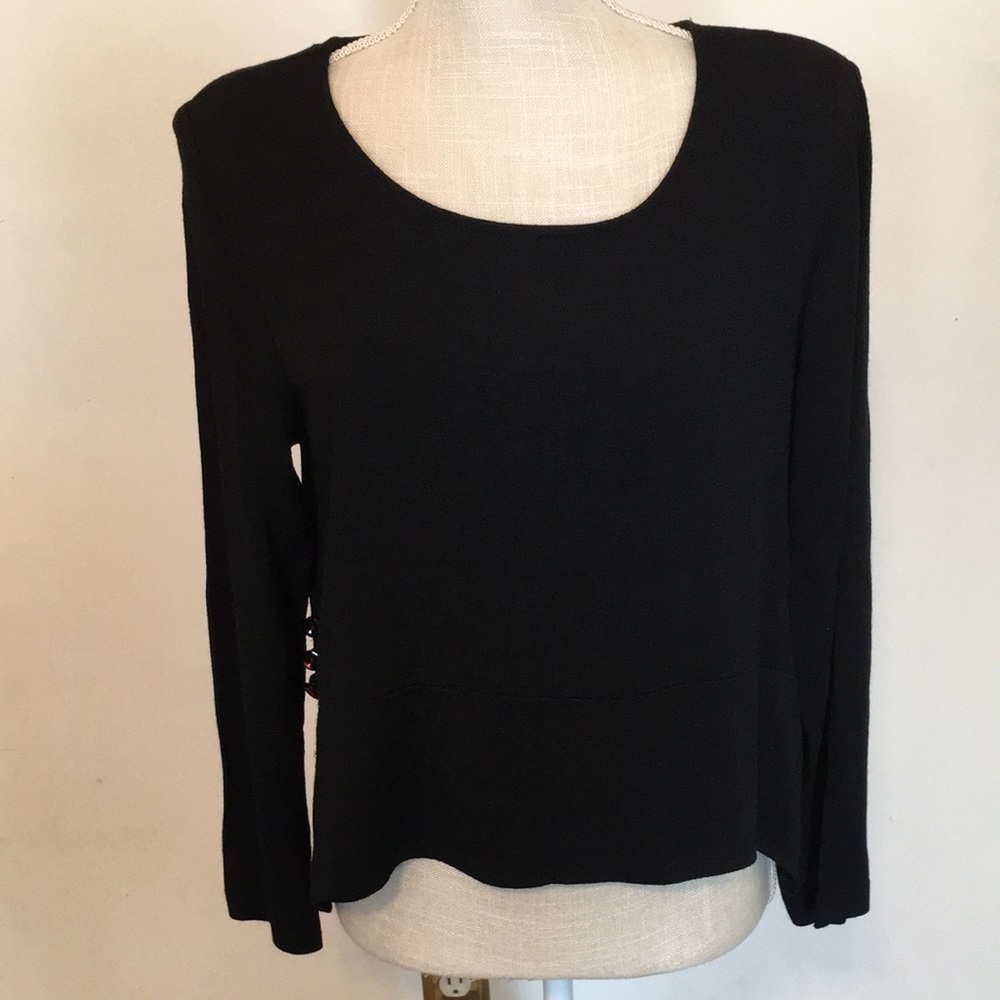 K Petite black top